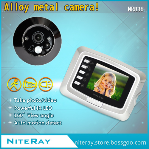 Photo Taking Digital Door Eye Viewer for Front Door Security